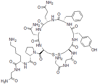 CAS 登录号:14943-47-6, N-(N-甘氨酰-甘氨酰)-8-赖氨酰-加压素