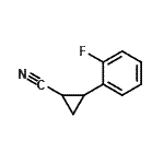 CAS 登录号：149438-27-7， 2-(2-氟苯基)环丙烷甲腈