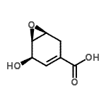 CAS#: 149560-23-6， (1S,5R,6R)-5-Hydroxy-7-Oxabicyclo[4.1.0]Hept-3-Ene-3-Carboxylic Acid