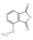 结构式 CAS# 14963-96-3, 4-甲氧基-1,3-异苯并呋喃二酮