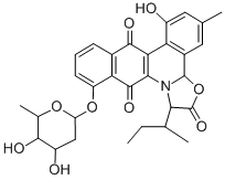 CAS 登录号：149633-99-8， Jadomycin B