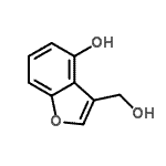 CAS 登录号：149705-60-2， 3-(羟基甲基)-1-苯并呋喃-4-醇