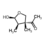 CAS#: 150097-17-9， 1-[(3R,4R,5S)-5-Hydroxy-3,4-Dimethyltetrahydro-3-Furanyl]Ethanone