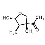CAS#: 150097-20-4， 1-[(3R,4S,5R)-5-Hydroxy-3,4-Dimethyltetrahydro-3-Furanyl]Ethanone