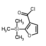 CAS#: 150108-58-0， 2-(Trimethylsilyl)-3-Furoyl Chloride