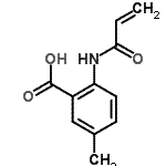 CAS 登录号：150467-92-8， 2-(丙烯酰氨基)-5-甲基苯甲酸