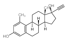 CAS 登录号：15071-66-6， (8S,9S,13S,14S,17S)-17-乙炔基-1,13-二甲基-7,8,9,11,12,14,15,16-八氢-6H-环戊二烯并[a]菲-3,17-二醇