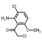 CAS#: 150805-98-4， 1-(2-Amino-3-Chloro-6-Methoxyphenyl)-2-Chloroethanone