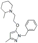 CAS#: 15090-10-5， 1-[2-[(1-Benzyl-3-Methyl-1H-Pyrazol-5-Yl)Oxy]Ethyl]-2-Methylpiperidine