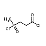 CAS 登录号：15090-24-1， 3-[氯(甲基)磷酰]丙酰氯