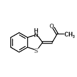 CAS 登录号：15096-91-0， (1E)-1-(1,3-苯并噻唑-2(3H)-亚基)丙酮