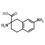 CAS#: 151153-06-9， 2,7-Diamino-1,2,3,4-Tetrahydro-2-Naphthalenecarboxylic Acid