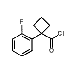 CAS#: 151157-31-2， 1-(2-Fluorophenyl)Cyclobutanecarbonyl Chloride