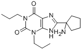 CAS#: 151159-23-8， 8-(1-Aminocyclopentyl)-1,3-Dipropyl-7H-Purine-2,6-Dione