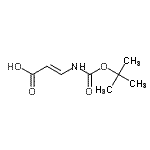 CAS#: 151292-70-5， (2E)-3-({[(2-Methyl-2-Propanyl)Oxy]Carbonyl}Amino)Acrylic Acid