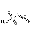 CAS 登录号：1516-70-7， 甲烷磺酰基叠氮化物