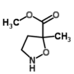 CAS 登录号：15166-66-2， 甲基5-甲基-1,2-恶唑烷-5-羧酸酯