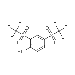 CAS 登录号：15183-81-0， 2,4-二[(三氟甲基)磺酰基]苯酚