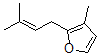 CAS#: 15186-51-3， 2-(3-Methyl-2-Butenyl)-3-Methylfuran