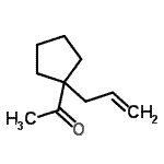 CAS 登录号：152090-71-6， 1-(1-烯丙基环戊基)乙酮