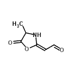 CAS#: 152420-77-4， (2E)-(4-Methyl-5-Oxo-1,3-Oxazolidin-2-Ylidene)Acetaldehyde