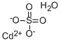 结构式 CAS# 15244-35-6, 硫酸镉盐水合物