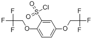结构式 CAS# 152457-95-9, 2,5-二(2,2,2-三氟乙氧基)-苯磺酰氯