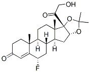 CAS 登录号：1526-01-8， 6-alpha-氟-21-羟基-16alpha,17alpha-异亚丙基二氧基孕甾-4-烯-3,20-二酮