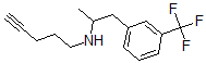 CAS 登录号：15270-53-8， alpha-甲基-N-(4-戊炔基)-3-(三氟甲基)苯乙胺