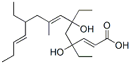 CAS 登录号：152821-48-2， (2E,7E,11E)-4,6,10-三乙基-4,6-二羟基-8-甲基十四碳-2,7,11-三烯酸