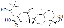 CAS 登录号：152845-76-6， (3S,4aR,6aR,6aS,6bR,9S,10S,12aR,14bR)-9-甲酰基-3,10-二羟基-2,2,6a,6b,9,12a-六甲基-1,3,4,5,6,6a,7,8,8a,10,11,12,13,14b-十四氢苉-4a-羧酸