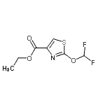 CAS 登录号：153027-83-9， 乙基2-(二氟甲氧基)-1,3-噻唑-4-羧酸酯