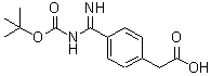CAS#: 153074-92-1， [4-(N-{[(2-Methyl-2-Propanyl)Oxy]Carbonyl}Carbamimidoyl)Phenyl]Acetic Acid