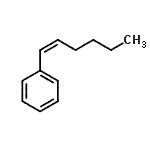 CAS 登录号：15325-54-9， (1Z)-1-己烯-1-基苯