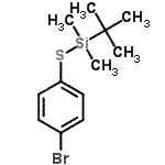 CAS#: 153312-70-0， [(4-Bromophenyl)Sulfanyl](Dimethyl)(2-Methyl-2-Propanyl)Silane