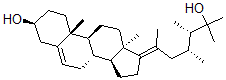 CAS 登录号：153444-87-2， (3S,8R,9S,10R,13S,14S,17E)-17-[(4R,5S)-6-羟基-4,5,6-三甲基庚烷-2-亚基]-10,13-二甲基-1,2,3,4,7,8,9,11,12,14,15,16-十二氢环戊烯并[a]菲-3-醇