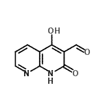 CAS 登录号：153457-08-0， 4-羟基-2-氧代-1,2-二氢-1,8-萘啶-3-甲醛