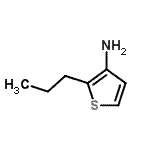 CAS 登录号：153576-31-9， 2-丙基-3-噻吩胺