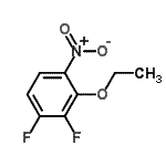 CAS 登录号：153653-26-0， 2-乙氧基-3,4-二氟-1-硝基苯