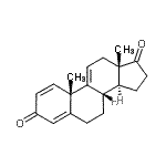 CAS 登录号：15375-21-0， 雄甾-1,4,9(11)-三烯-3,17-二酮