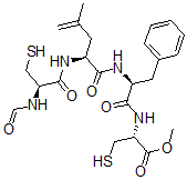 CAS#: 153824-53-4， Methyl (2R)-2-[[(2S)-2-[[(2S)-2-[[(2R)-2-Formamido-3-Sulfanylpropanoyl]Amino]-4-Methylpent-4-Enoyl]Amino]-3-Phenylpropanoyl]Amino]-3-Sulfanylpropanoate