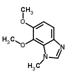 CAS#: 15386-67-1， 6,7-Dimethoxy-1-Methyl-1H-Benzimidazole