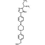 CAS#: 153896-47-0， 2-[(2S)-2-Butanyl]-4-{4-[4-(4-Methoxyphenyl)-1-Piperazinyl]Phenyl}-2,4-Dihydro-3H-1,2,4-Triazol-3-One