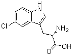 结构式 CAS# 154-07-4, 5-氯色氨酸