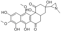 CAS#: 154163-93-6， 3,7,8,10,12b-Pentahydroxy-9,12-Dimethoxy-3-(1-Methylaziridin-2-Yl)-2,4,4a,5-Tetrahydrobenzo[c]Anthracene-1,6-Dione