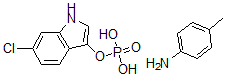 CAS#: 154201-84-0， 6-Chloro-3-indolyl phosphate p-toluidine salt