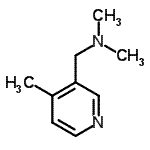 CAS 登录号：154267-49-9， N,N-二甲基-1-(4-甲基-3-吡啶基)甲胺
