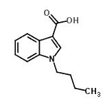 CAS 登录号：154287-01-1， 1-丁基-1H-吲哚-3-羧酸