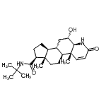 CAS#: 154387-62-9， (4aR,4bS,6aS,7S,9aS,9bS,11S,11aS)-11-Hydroxy-4A,6A-Dimethyl-N-(2-Methyl-2-Propanyl)-2-Oxo-2,4A,4B,5,6,6A,7,8,9,9A,9B,10,11,11A-Tetradecahydro-1H-Indeno[5,4-f]Quinoline-7-Carboxamide