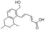CAS#: 154445-09-7， (2E,4E)-5-[2-(Hydroxymethyl)-6,8-Dimethyl-5,6,7,8-Tetrahydronaphthalen-1-Yl]Penta-2,4-Dienoic Acid